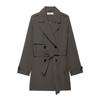 Zbzr Autumn New Women Clothes Western Style Fashion Simple Hydrophobic Windproof Double Placket Trench Coat 8073256-