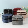 Makeup Bag Portable Versatile Travel Storage Bag Traveling Moving Capacity Large