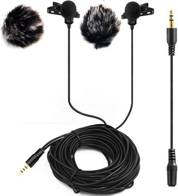 Nicama LVM2 Mini Clip Pin Condenser High for Digital SLR iPad Android Compatible Mini Plug Microphone, Microphone, Microphone, Omnidirectional,