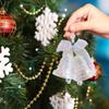 Christmas Tree Pendant Sparkling Pendants Bell Carriage Elk And Wing Sparkling Hangings Decor Clear Christmas Pendant For