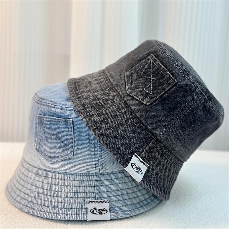 Spring New Denim Fisherman Hat Children Retro Sunshade Bucket Hat Basin Hat