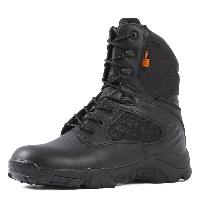 High Quality High Top Tactical Boots New Hiking Shoes Light Delta Combat Boots Special Force Outdoor Wear-resistant Desert Boots