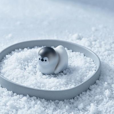 2 Peças de Miniaturas de Pinguins, Figuras Fofas de Pinguins de Resina Pequeninos, Mini Animais do Ártico Topper de Bolo para Jardim de Fadas, Micro Paisagem, Artesanato DIY