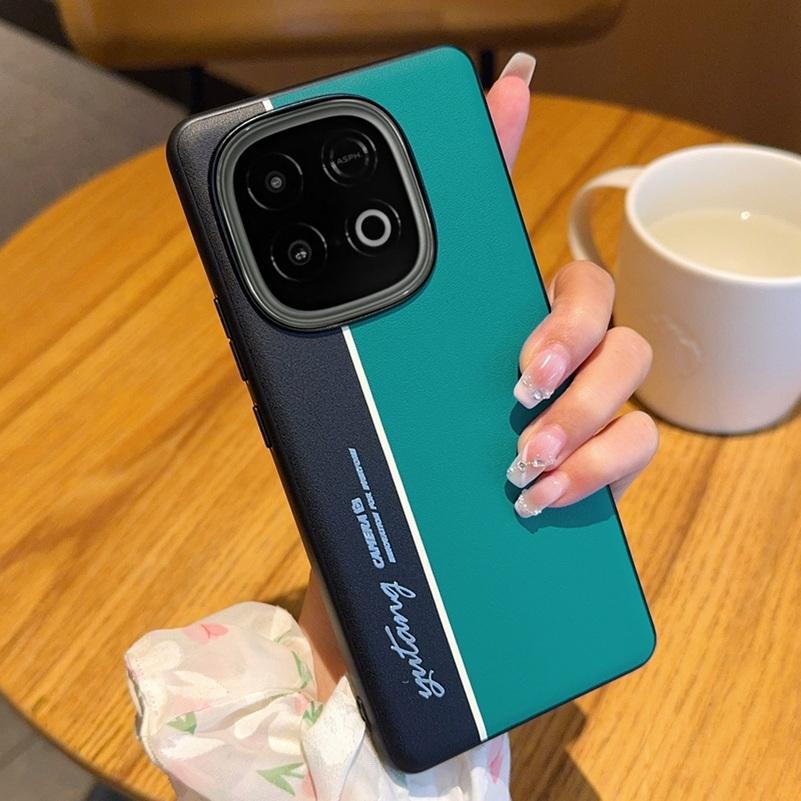 

Ночная светящаяся флуоресцентная линия Двухпигментный кожаный чехол для IQOO Z10 Turbo Pro z10 turbo VIVO Y300 GT Защитная крышка vivo Y300 GT