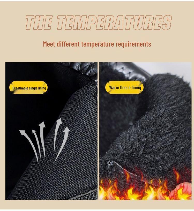 Women's 2025 Leather Chelsea Ankle Boots: Slimming, Thick Sole, Height-Boosting, Back Zipper, Fashionable Martin Style.