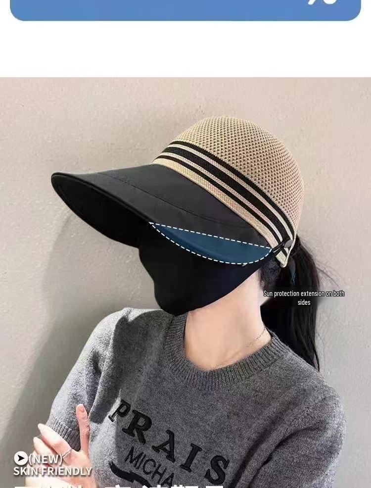 Quick-Drying Star Style Women's Sun Hat 2025: New Duckbill Fisherman Equestrian Hat for Summer