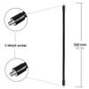 New Metal Monopod Metal Tube Rod Flexible With 1/1inch Screw Selfie Stick Stands Lightweight Tripod Extension Arm SLR Cameras
