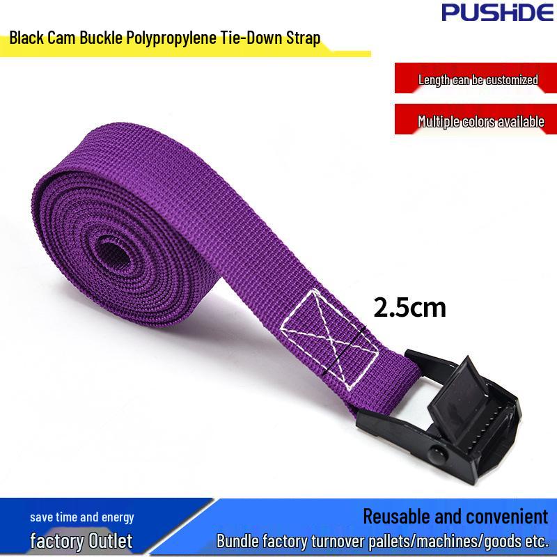 Zinc Alloy Cam Buckle Polypropylene Strap for Cargo Tie-Down
