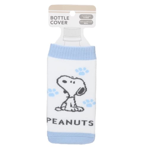 Snoopy PET Bottle Holder Bottle Cover/Whose Footprints? WH Peanuts