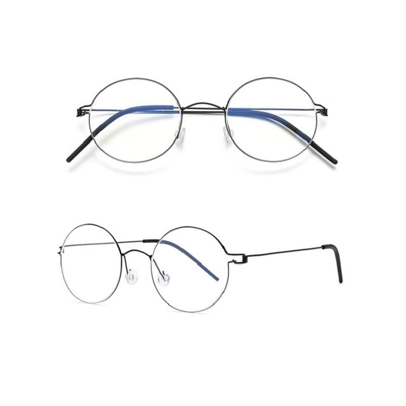 Denmark Brand Air Titanium Glasses Frames Men Thin Rim Screwless Eyewear Eyeglasses Women Morten Round Square Oval Korean Design