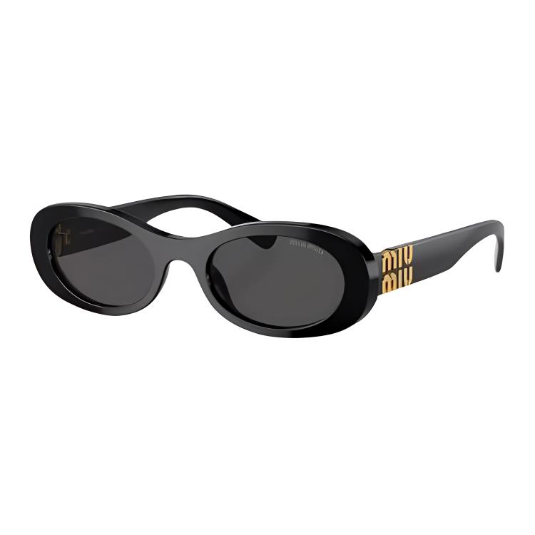 

Miu Miu Full Frame Acetate Irregular Sunglasses Men sunglasses Black MU06ZS1AB5S0 Eyeglass Case/Pouch+Box