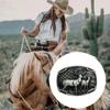 Western Style Cowboy Elk Shape Belt Buckle Metal Gold/Silver Color Rock Belt Link Buckle Unisex Belt Buckle DIY Supplies