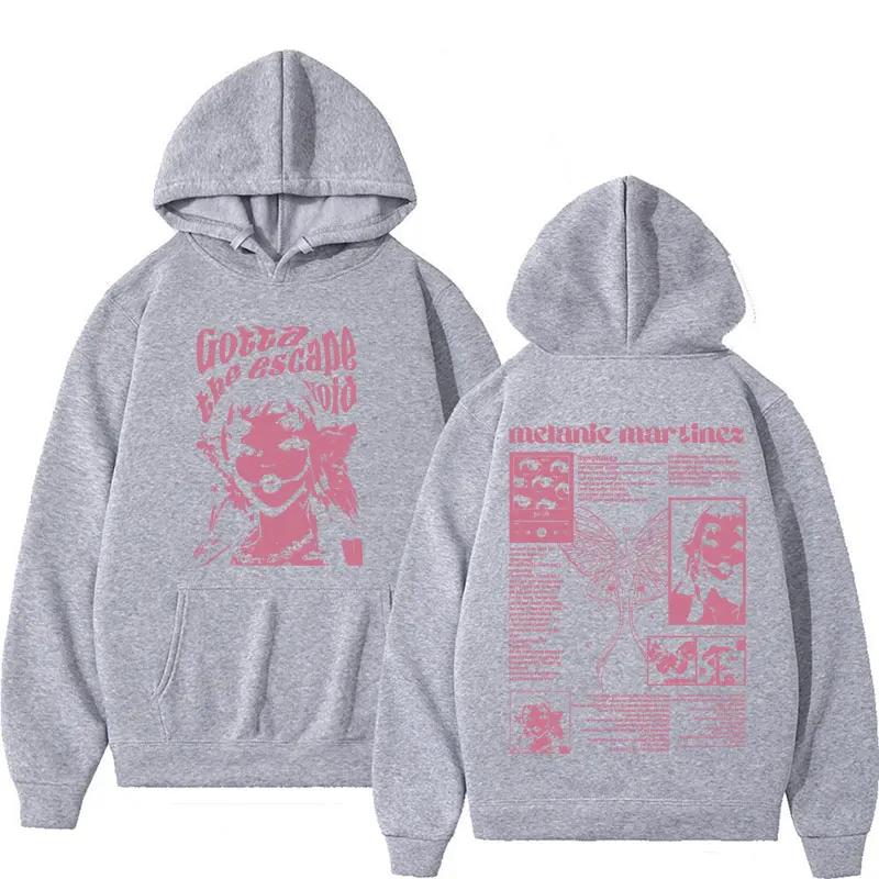 Melanie Martinez The Trilogy Tour 2024 Kapuzenpullover für Damen, Retro-Mode, beliebtes Freizeit-Sweatshirt, gemütliche Fleece-Langarmkleidung