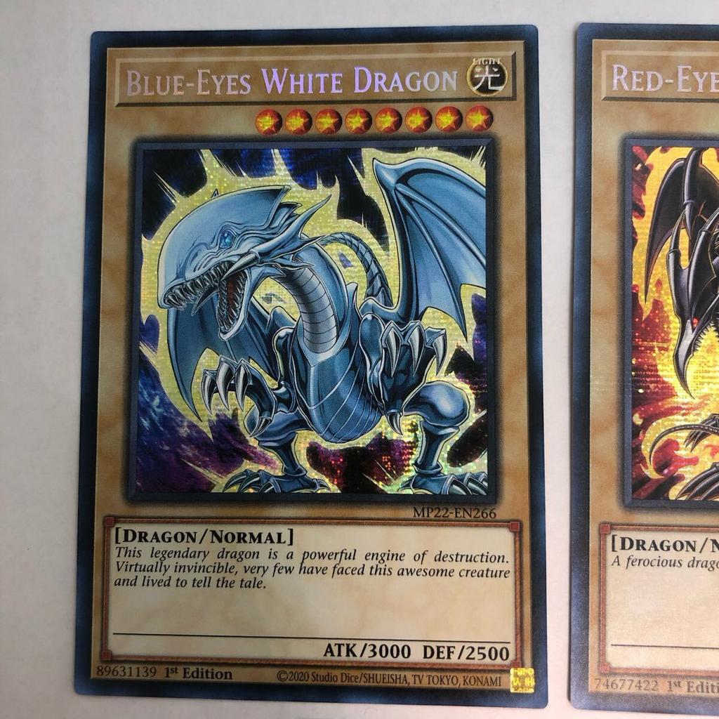 Yu-Gi-Oh! English Version White Black Magician Black Dragon MP22 Set Blue-Eyes Dragon, Girl, Red-Eyes 2