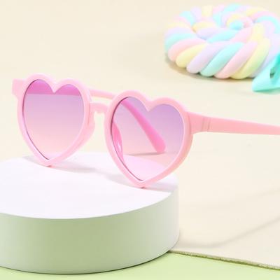 New Little Love Children's Cute Girls Wear Sunglasses Sunscreen And UV Protection Boys' Glasses Trendy