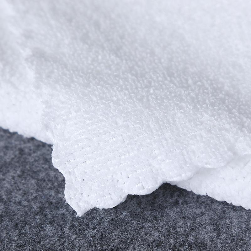 White towel bath disposable foot massage sauna absorbent towel with hand