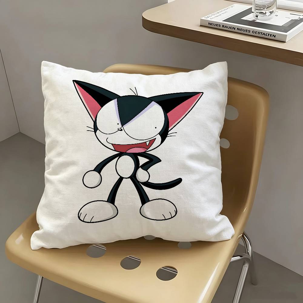 1pc Kuro Cyborg Kuro-chan Pillow Case Fashion Square Pillowcase Bedroom Sofa Room Ins Decoration Leisure