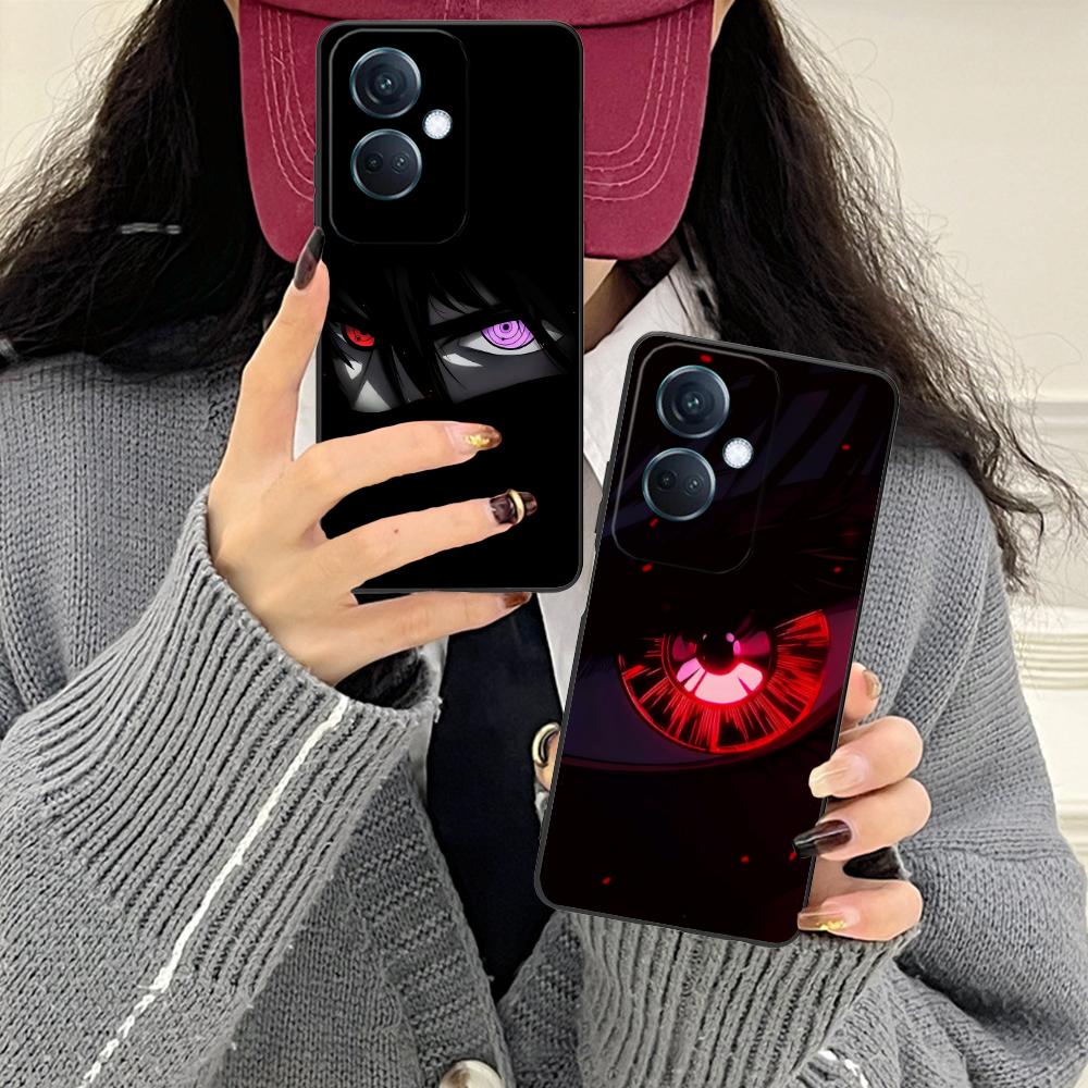 Anime Eyes Phone Case for OPPO Reno 14 13 12 11 10 9 8 7 6 5 F T Pro 5G Soft TPU Shockproof Cover