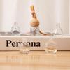8ML Perfume Glass Bottle With Wooden Caps Refillable Car Essential Oil Diffuser Bottle Empty Car Air Freshener Pendant