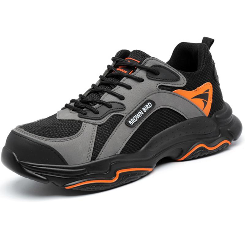 Sneakers da Lavoro Traspiranti Uomo Donna Scarpe Antinfortunistiche da Lavoro con Puntale in Acciaio Scarpe Protettive Calzature da Lavoro Leggere Anti-Schiacciamento