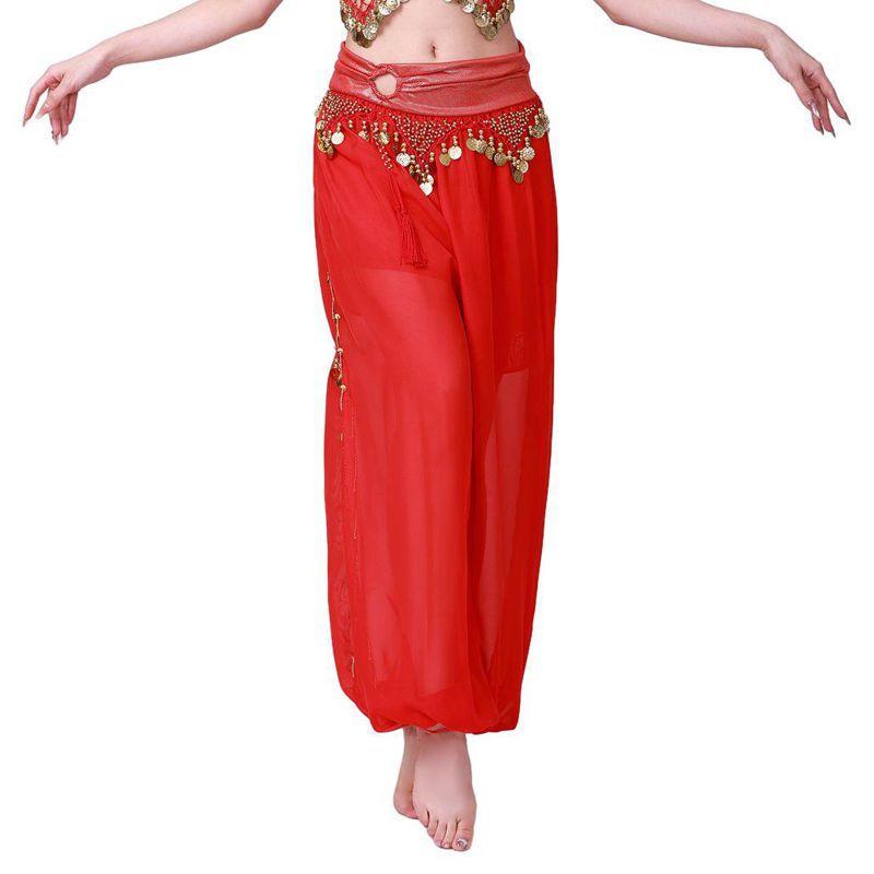 

Женские брюки для танца живота, свободные сетчатые танцевальные костюмы с пайетками