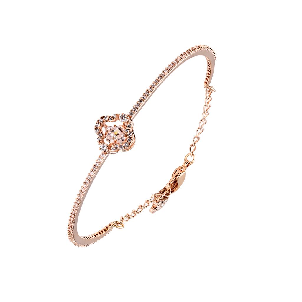 Swarovski Rose Gold tone Plated Bracelets Womens