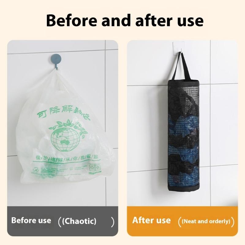 Efficient Nylon Wall Hanging Bag For Household Essential Space Efficient Solution For Organizing Trash Bags In Pantries Garage Or Office