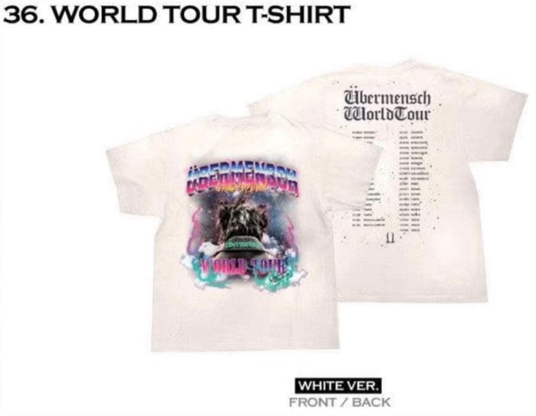 

[USED] Rare official G-DRAGON Übermensch Seoul ENCORE T-shirt (white)