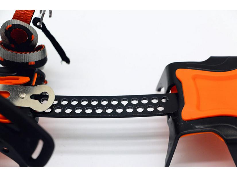 12-Tooth Ice Cleats: Anti-Slip Covers for Snow, Ice Climbing, Hiking & Mountaineering
