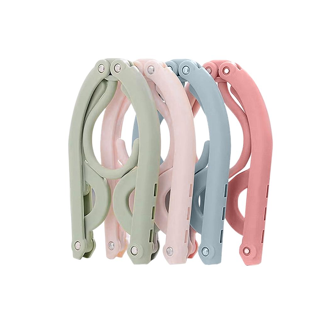 8pc Foldable Travel Clothes Hangers Non Slip Portable Folding Hangers Lightweight Space Saving Design for Travel and Home Use