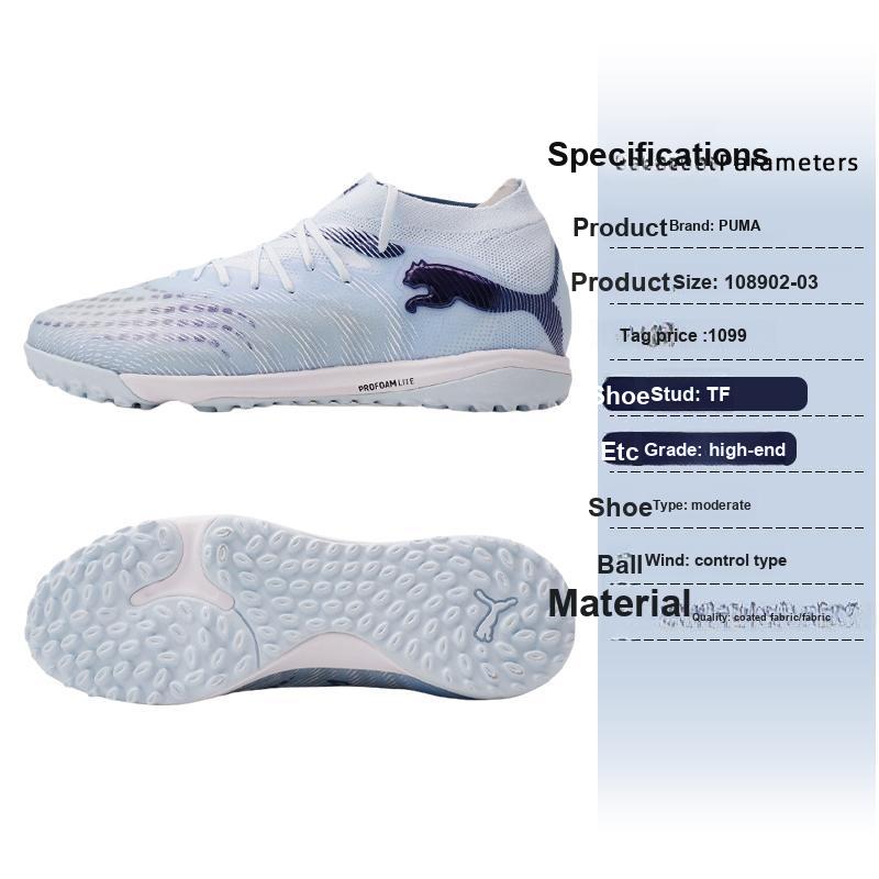Puma Future 9 Pro Cage Icy Blue Unisex Cleats Blue-Jewel------Features 108902-03