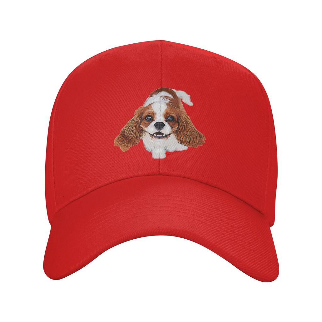 Summer Cavalier King Charles Spaniel Baseball Cap Tennis Skate Streetwear Print Sun Hip Hop Hats Dropshipping Baseball Caps