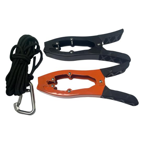 Kayak Clip Kayak Fishing Accessory with 16.5ft Rope Stainless Steel Anti-Rust Boat Clasp Secure Grip Water-resistant Kayak Buckle