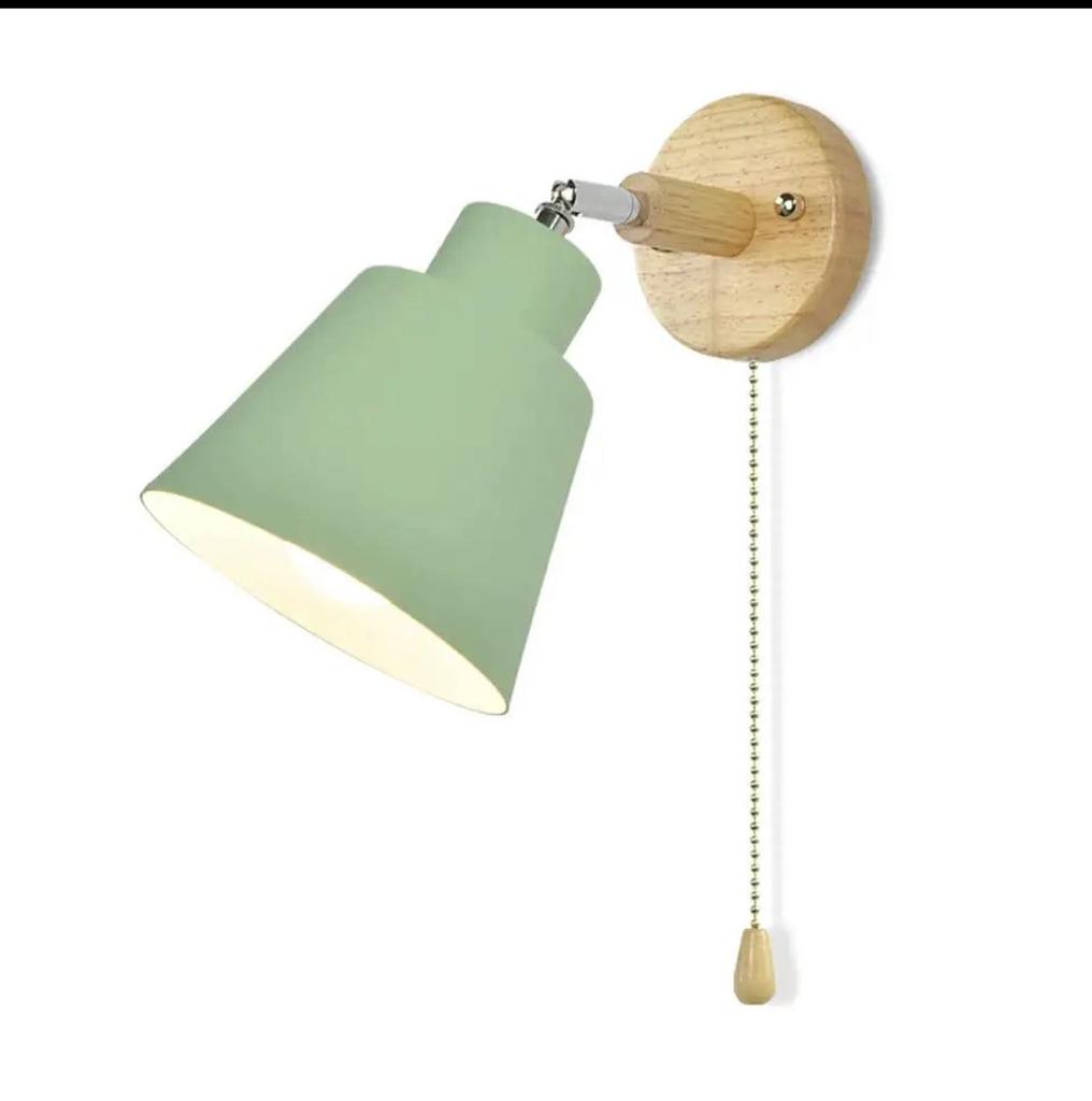 Nordic Creative Solid Wood Wall Lamp for Bedrooms, Hallways, and Children's Rooms