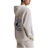 Li Ning Wade Christmas Collection, Hooded Long Sleeved Loose Fit Fleece Lined Sweatshirt Men's Heather Gray Tile Gray AWDU651-4