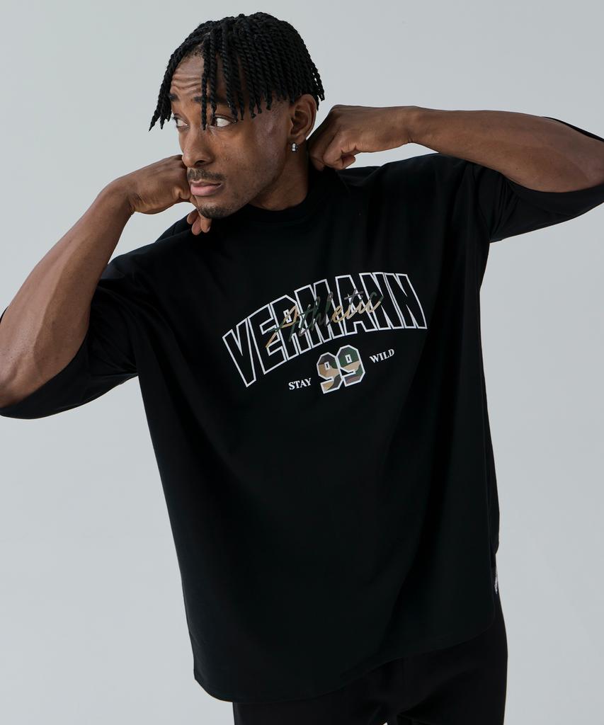 Beleumaneopaeleol 99 Logo Oversized Short Sleeve T-Shirt 4 Colors