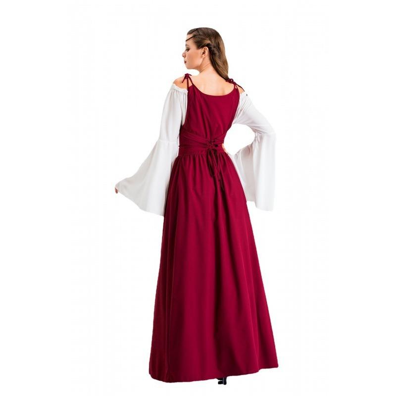 Halloween Muse Court Princess Queen Costume, Retro Royal Drama Stage Costume