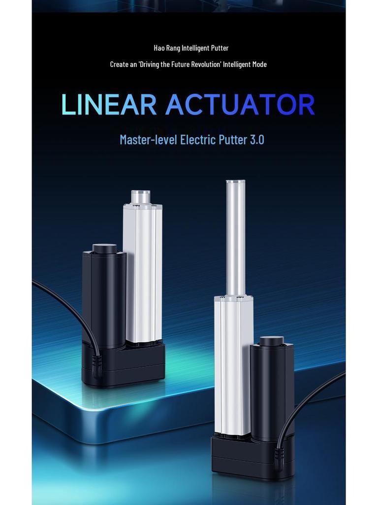 Industrial Grade DC Electric Telescopic Linear Actuator Motor, High Thrust, IP1200
