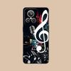 Musical Note Staff Mobile Phone Case for Realme 15 14 13 12 11 10 9 Pro Plus T I Lite 5G Colorful Printing Cover Cover Luxury