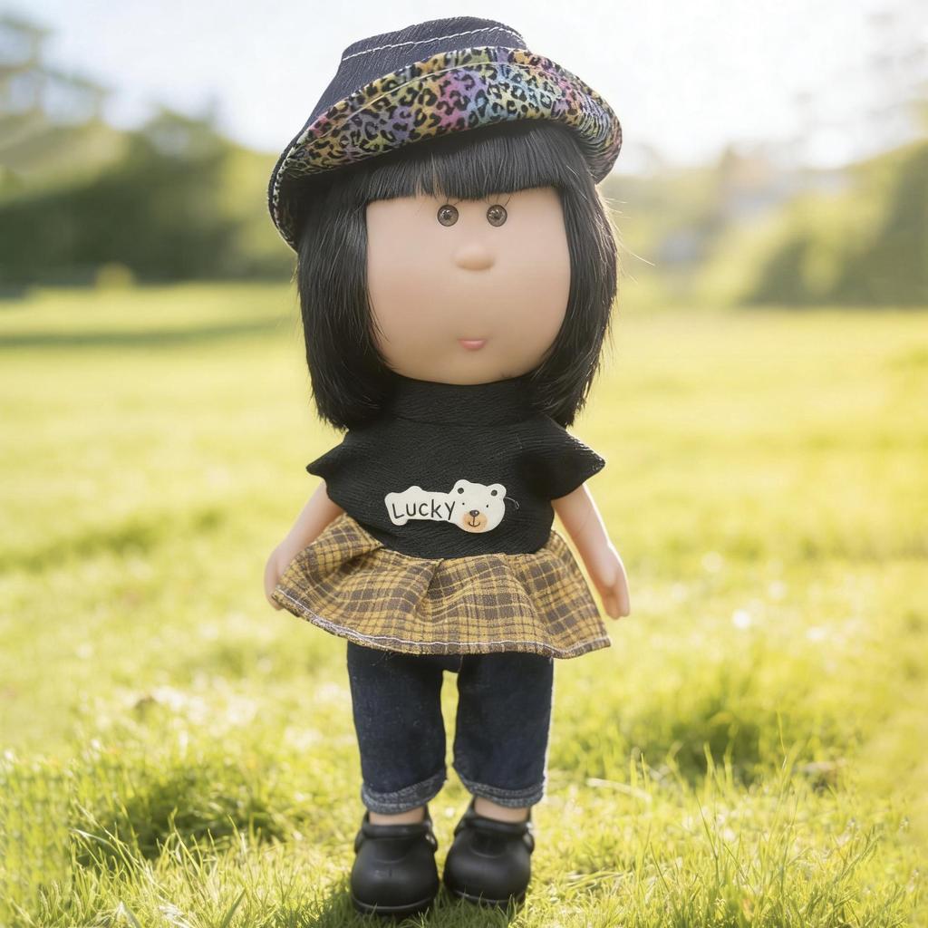 24cm Spanish Potato Doll Mia: Creative Dress-up DIY Ornament with Gift Box Packaging