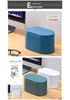 Nordic Eco-Friendly Push-Top Desktop Trash Can with Lid for Living Room