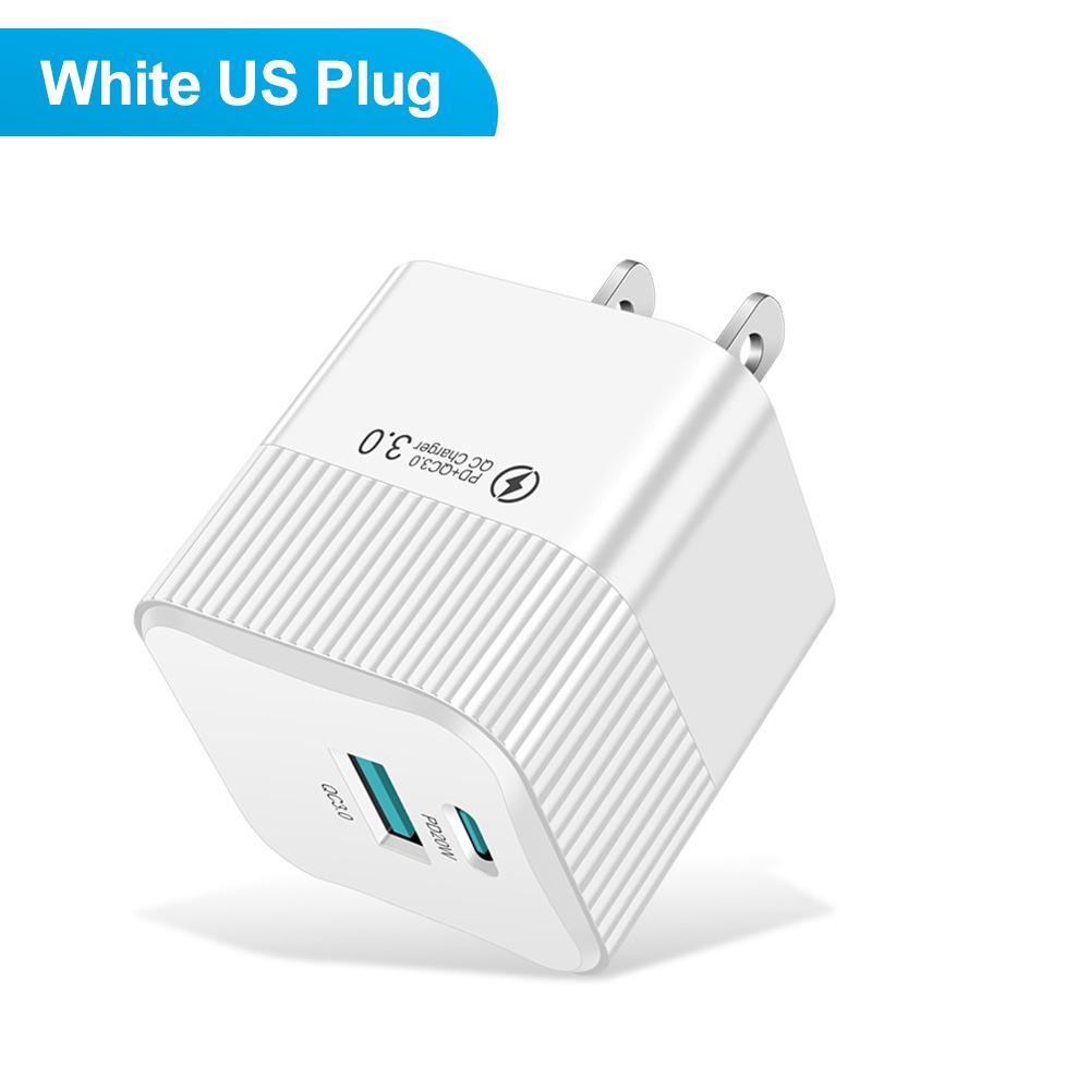 Macaron 25W USB+PD Super Fast Charger - EU/US/KR Standards