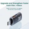 Portable OTG 2 in 1 Adapter High Speed 2 in 1 Type-c Adapter Metal Type C OTG Adapter  Office