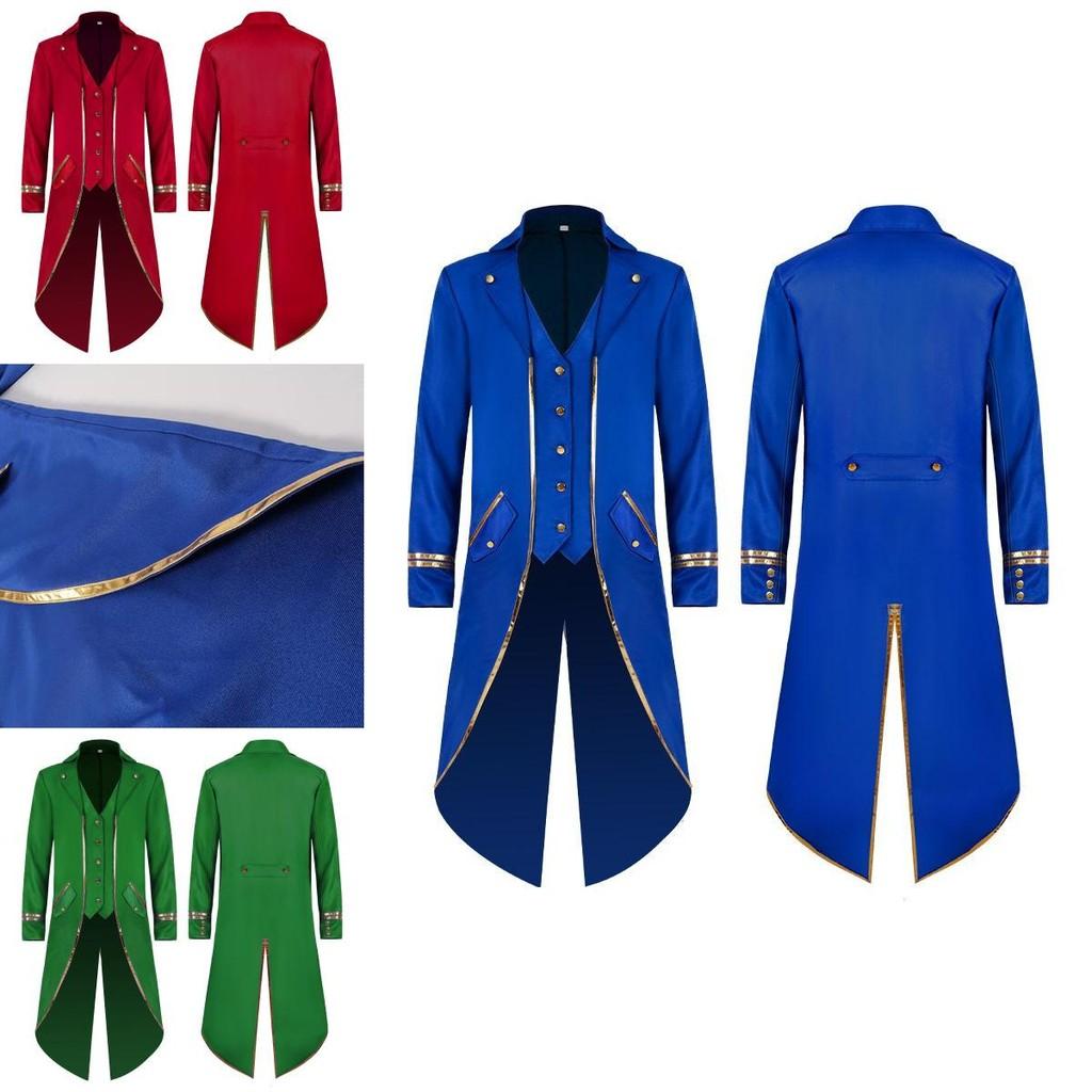 Elegant Steampunk Long Tailcoat Tuxedo For Halloween