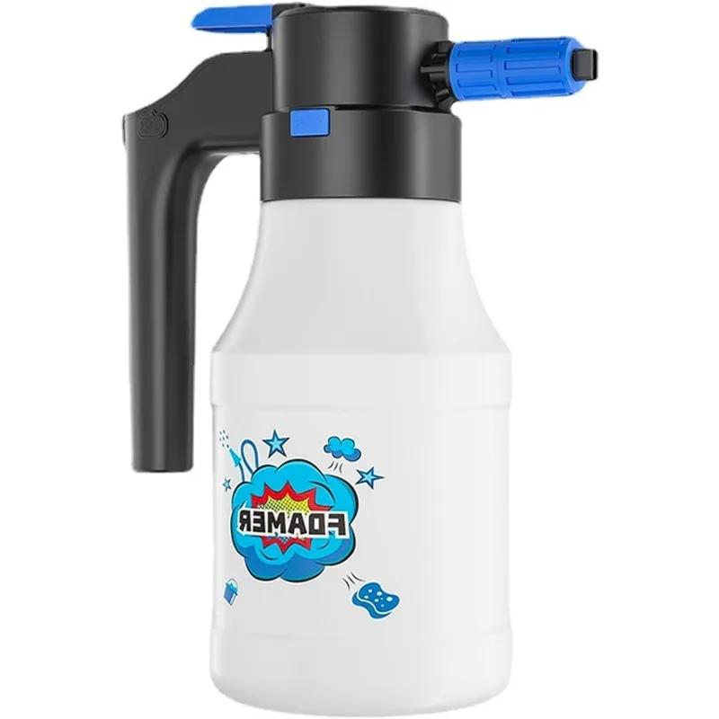 

Автомобильный водяной пистолет 1,5 л электрический распылитель для мойки бутылок распылители для мойки автомобилей пенный очиститель инструмент для мойки автомобилей пенообразователь высокого давления белый
