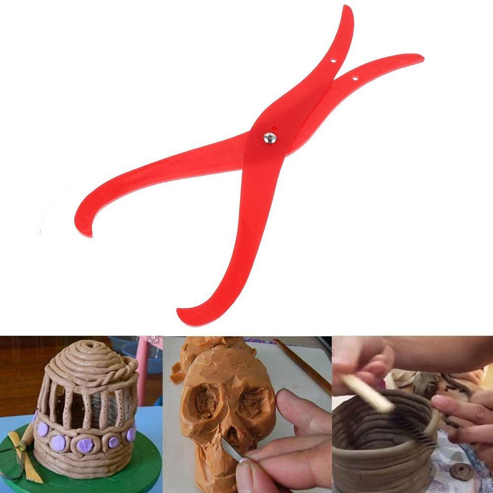 

Pottery Bent Leg Caliper Sculpture Clay Sculpture Ceramic Measuring Tool