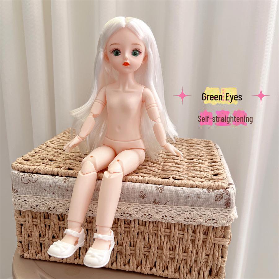 

Высококачественная кукла BJD высотой 30 см с 20 шарнирами и разноцветными контактными линзами Head + Body + Shoes (No Music)