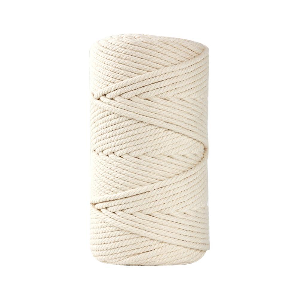 50/100M Macrame Cord Thread Beige Craft Cord New Macrame Rope  Home Decor