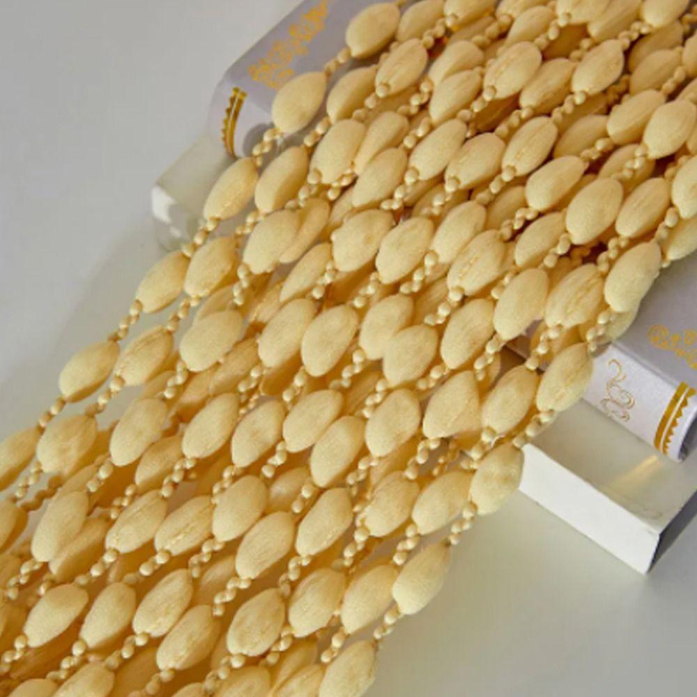 Door Curtain Beaded String Curtain Solid Color Tassel Window Curtain  Home Decor