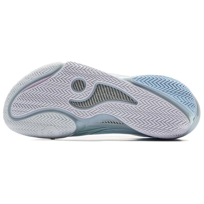 Li Ning Wade 808 5 ULTRA Wear Resistant And Lightweight Low Top Basketball Shoes Men's White Blue Green ABAV015-3